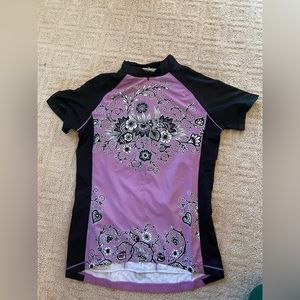 Yellow man biking top